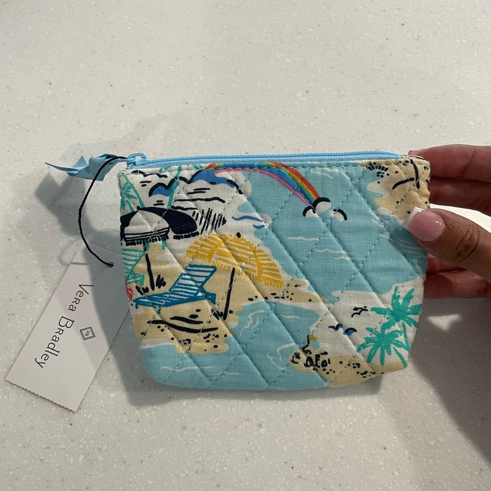 Vera Bradley Beach Treasures Coin Purse - Picture 2 of 4